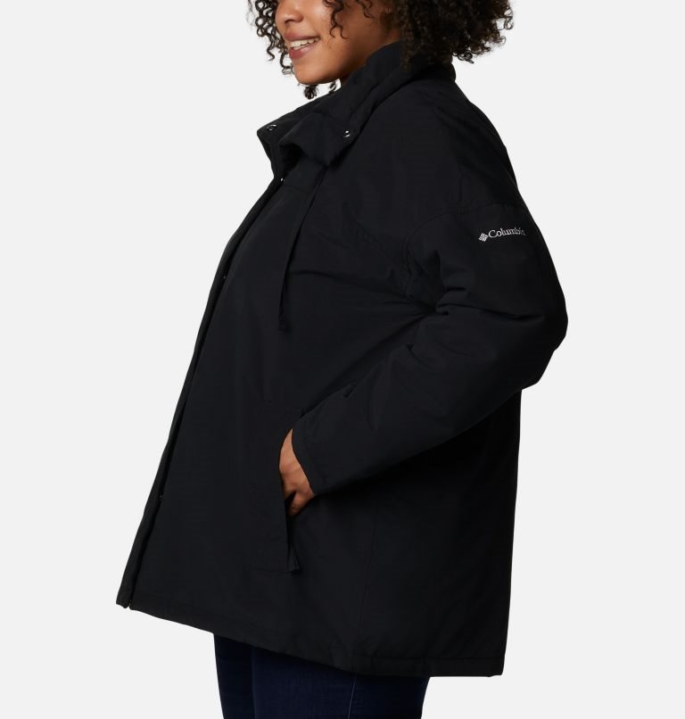 Women's Columbia Maple Hollow Insulated Jackets Black | Plus Size CA-PA380